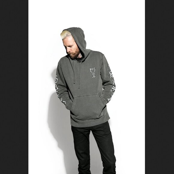 Blackcraft Cult Fiend - Unisex Pigment Dyed Hooded Pullover - Picture 4 of 7